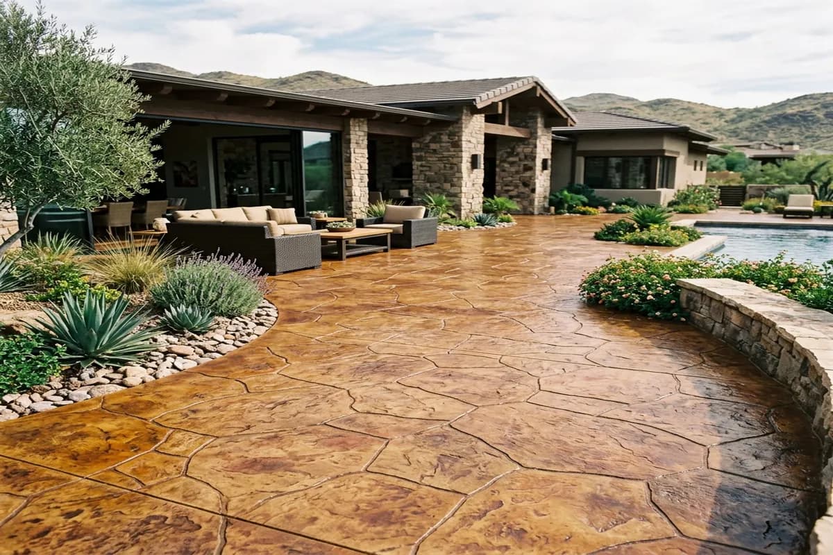 Stamped Concrete Flooring